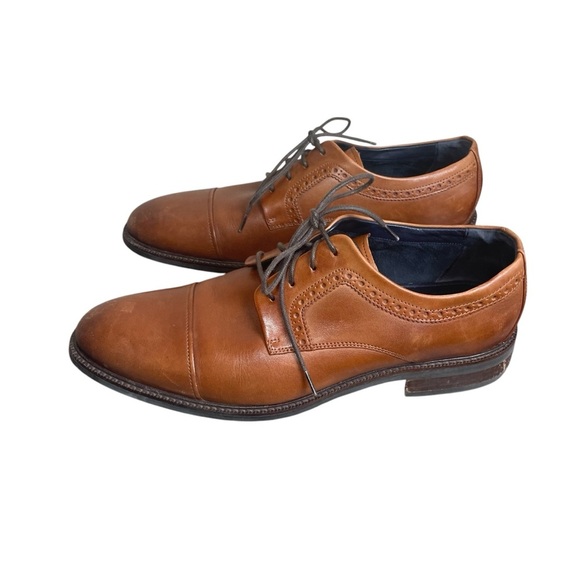 Cole Haan Men's Buckland Shoes 11 M Brown Leather Cap Toe Lace Up Oxford C28882 - Picture 5 of 13